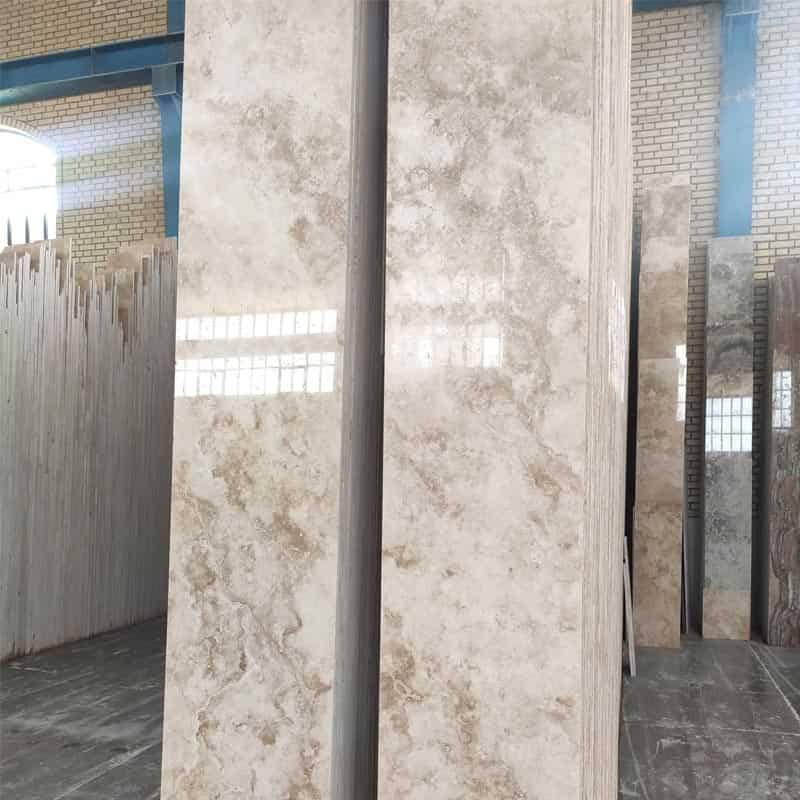 تصویر 3 از سنگ تراورتن عباس آباد سفید موج دار به صورت عمده